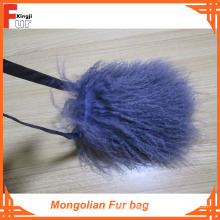 Bolso de piel de cordero de Mongolia